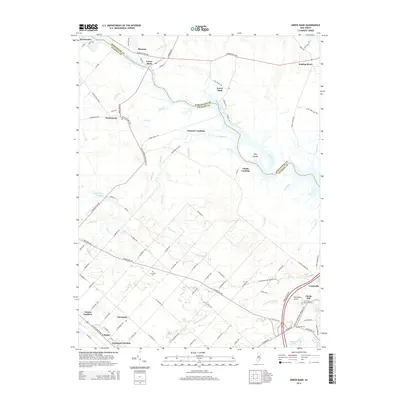 2014 Map of Green Bank, 2014 Print