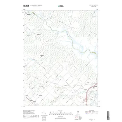 2019 Map of Green Bank, 2019 Print