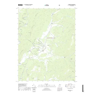 2019 Map of Green Bank, 2019 Print