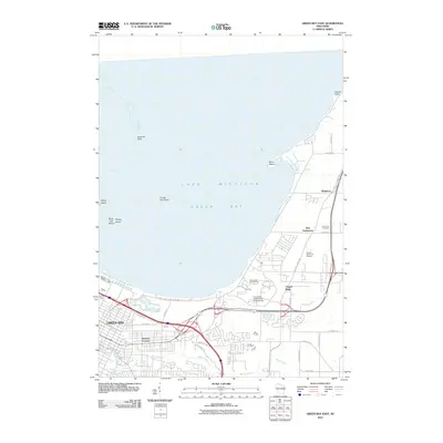 2010 Map of Green Bay East, 2010 Print