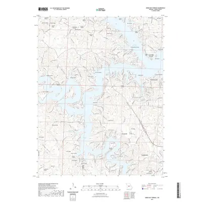 2021 Map of Green Bay Terrace, 2021 Print