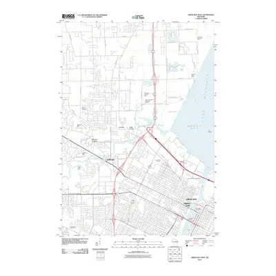 2010 Map of Green Bay West, 2010 Print