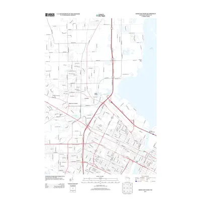 2013 Map of Green Bay West, 2013 Print