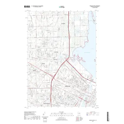 2018 Map of Green Bay West, 2018 Print