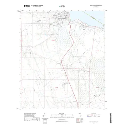 2018 Map of Green Cove Springs, 2018 Print