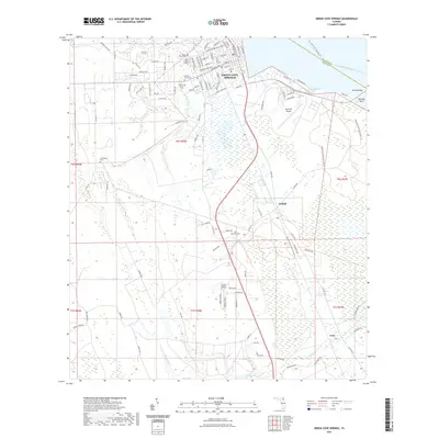 2021 Map of Green Cove Springs, 2021 Print