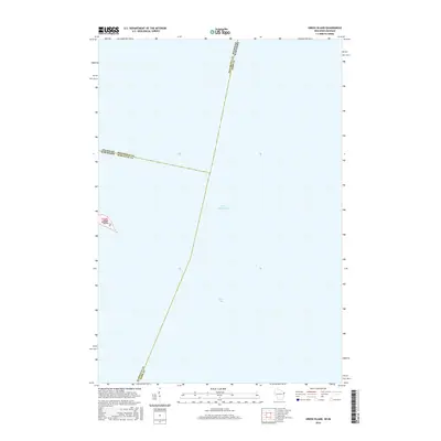 2016 Map of Green Island, 2016 Print