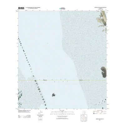 2012 Map of Green Island, 2012 Print
