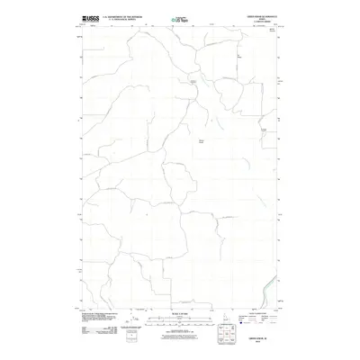 2010 Map of Green Knob, 2010 Print
