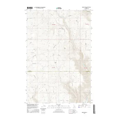 2017 Map of Green Knob, 2017 Print