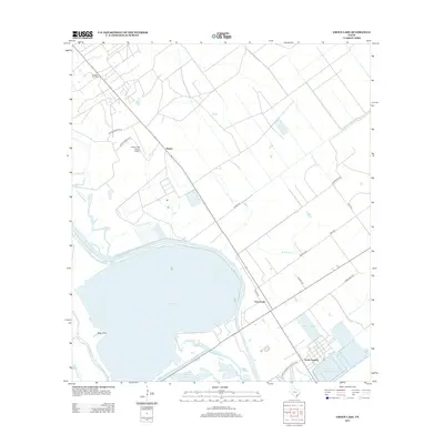 2013 Map of Green Lake, 2013 Print