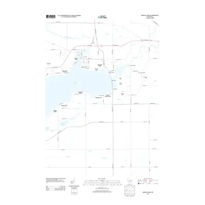 2013 Map of Green Lake, 2013 Print