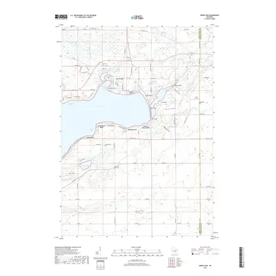 2018 Map of Green Lake, 2018 Print