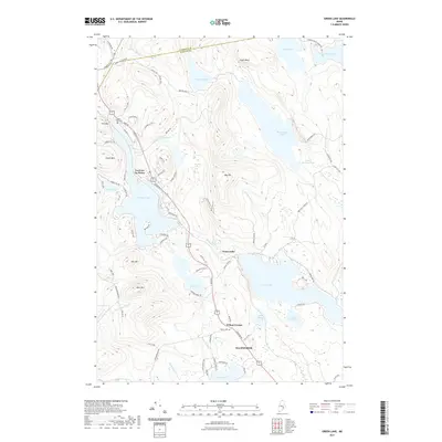 2021 Map of Green Lake, 2021 Print
