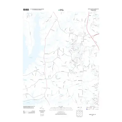 2013 Map of Green Level, 2013 Print