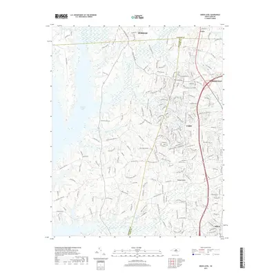 2019 Map of Green Level, 2019 Print