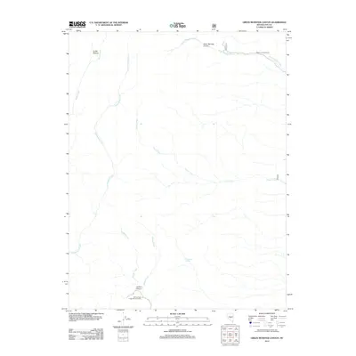 2012 Map of Green Monster Canyon, 2012 Print