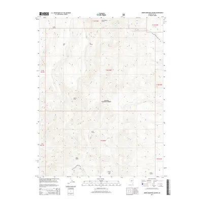 2014 Map of Green Monster Canyon, 2014 Print