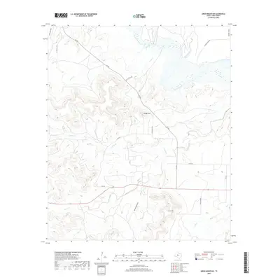 2019 Map of Green Mountain, 2019 Print