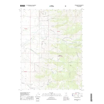 2018 Map of Green Mountain, 2018 Print