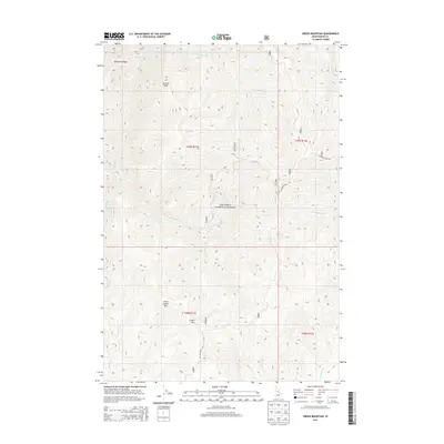 2013 Map of Green Mountain, 2013 Print