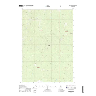 2020 Map of Green Mountain, 2020 Print
