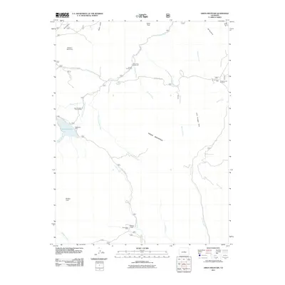 2011 Map of Green Mountain, 2011 Print