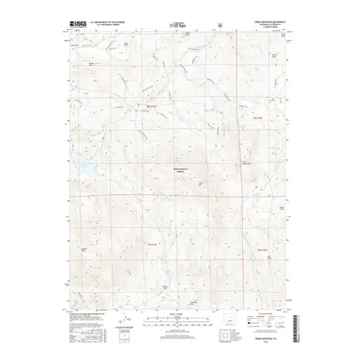 2016 Map of Green Mountain, 2016 Print