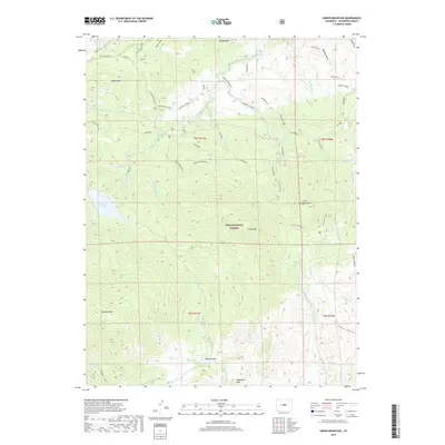 2019 Map of Green Mountain, 2019 Print