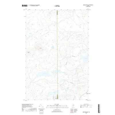 2018 Map of Green Mountain, 2018 Print