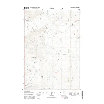 2014 Map of Green Mountain, 2014 Print