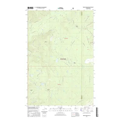 2017 Map of Green Mountain, 2017 Print