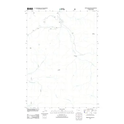 2012 Map of Green Mountain, 2012 Print