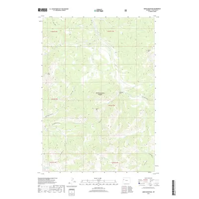 2017 Map of Green Mountain, 2017 Print