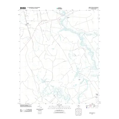 2011 Map of Green Pond, 2011 Print