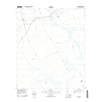 2014 Map of Green Pond, 2014 Print