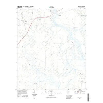 2017 Map of Green Pond, 2017 Print