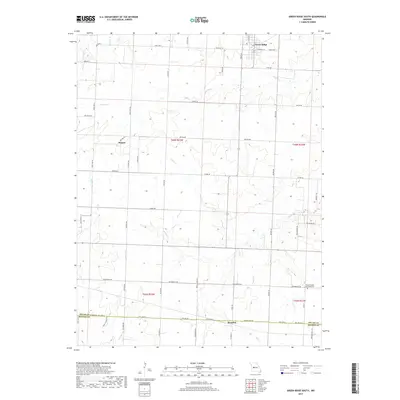 2017 Map of Green Ridge South, 2017 Print