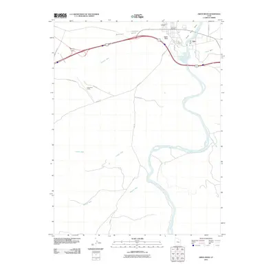 2010 Map of Green River, 2010 Print