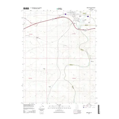 2014 Map of Green River, 2014 Print