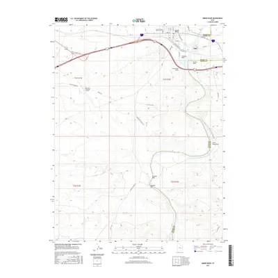 2017 Map of Green River, 2017 Print