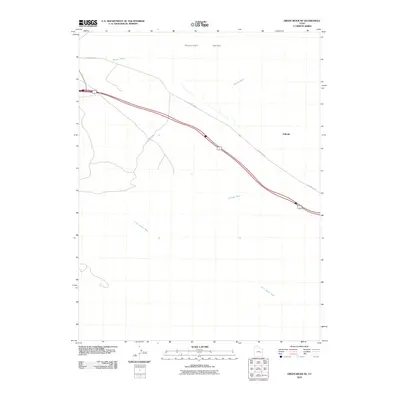 2010 Map of Green River NE, 2010 Print