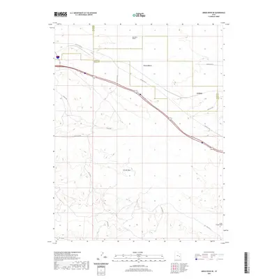 2020 Map of Green River NE, 2020 Print