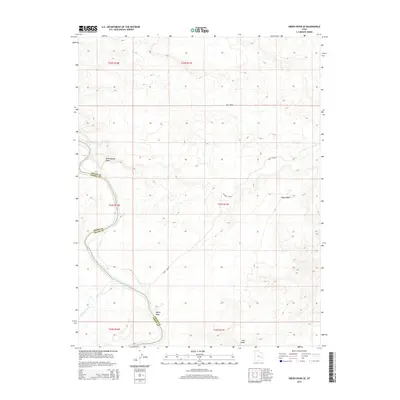 2014 Map of Green River SE, 2014 Print