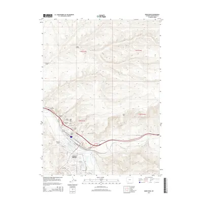 2015 Map of Green River, 2015 Print
