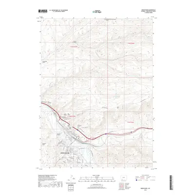 2018 Map of Green River, 2018 Print
