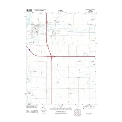 2012 Map of Green Rock, 2012 Print