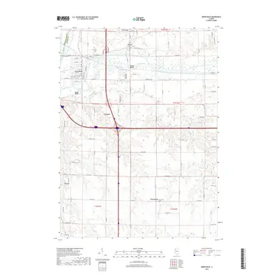 2018 Map of Green Rock, 2018 Print