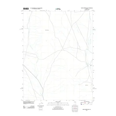 2012 Map of Green Springs SW, 2012 Print