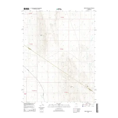 2014 Map of Green Springs SW, 2014 Print